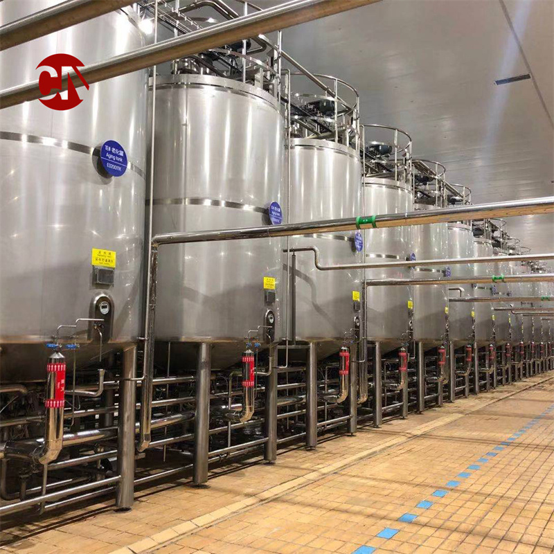 Ice Cream Production Line Machine Cooling Storage Tank Milk Storage Stainless Steel Tanks 500L Aging Tank