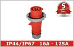 European Standard IEC 16A Industrial Plugs , Pin And Sleeve Electrical