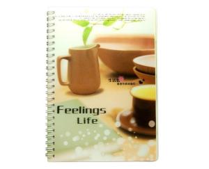 Quality plastic pp pet 3D lenticular notebook customized for school and office stationery cute school supplies United States wholesale