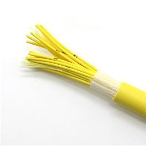 Quality GJBFJH SM G657A1 PVC LSZH Breakout 24 Core Single Mode Fiber Optic Cable wholesale