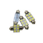 Festoon C5W 5050 6SMD LED Car Interior Lights Lamp Bulb Dome Blue White DC 12V