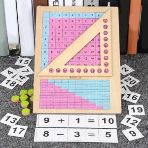 Quality Geometric 30.5cm Wooden Counting Board Number Puzzle Board wholesale