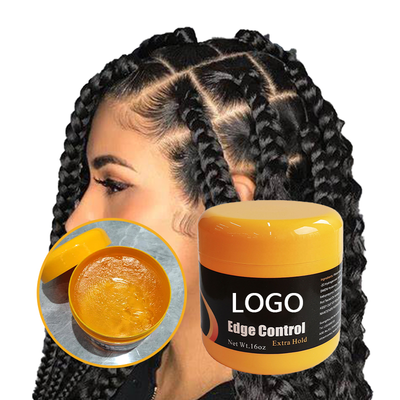 Transparent Customization Acceptable Hair Gel for Natural Hair Extra Hold No Residue