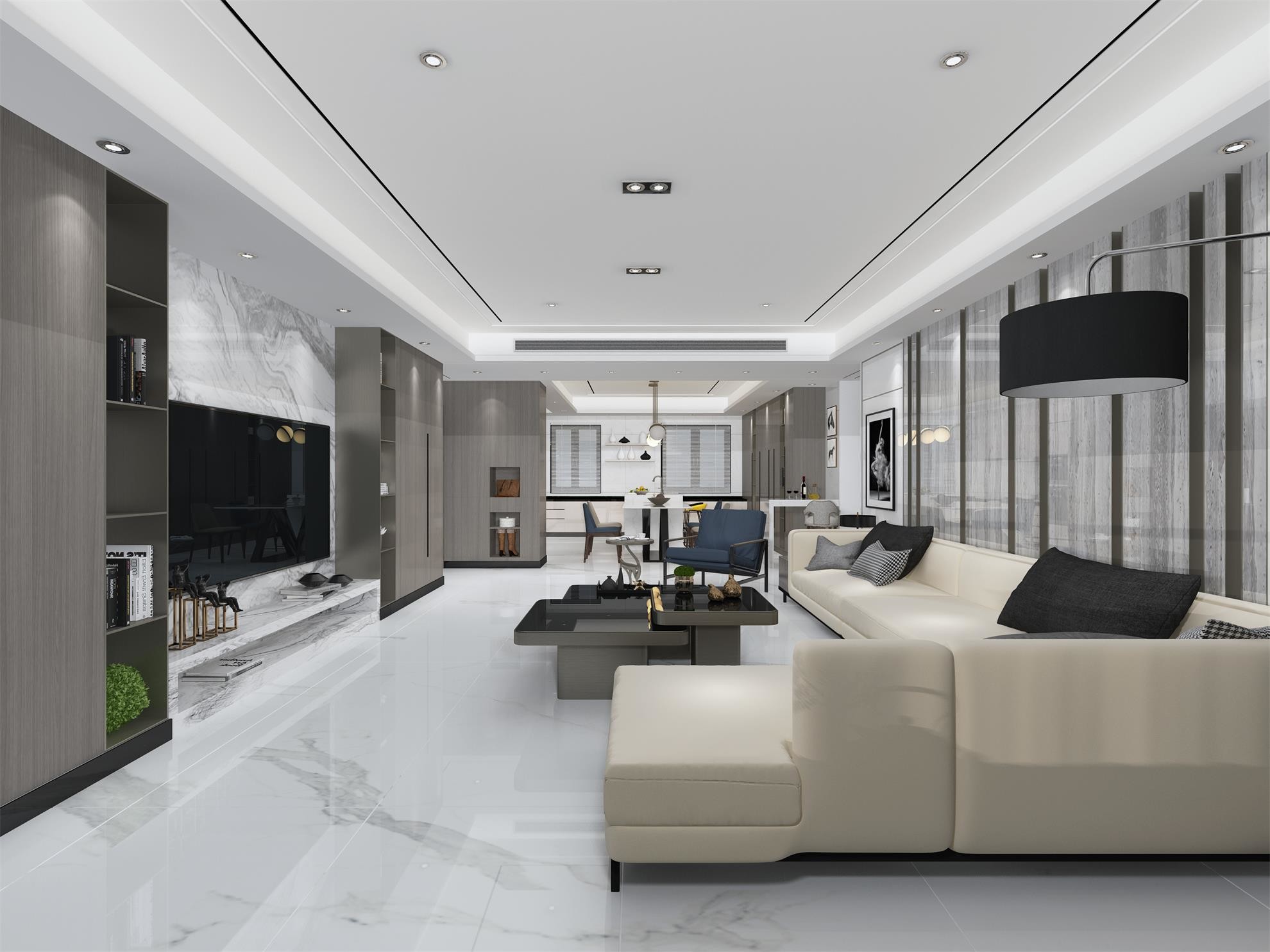 Most Competitive China Factory Wholesale High Quality Glazed Polished White Gloss Marble Floor Tiles 900*1800mm