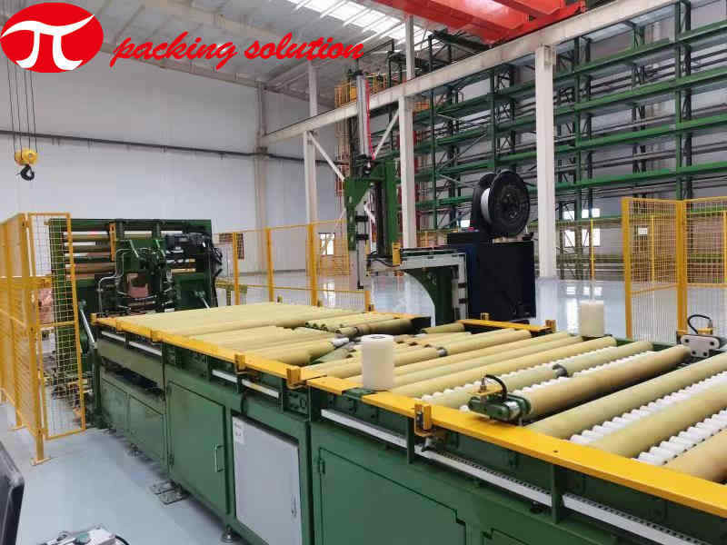 Copper Coil Packing Line OD 800mm-1500mm Width 200mm Standard Color