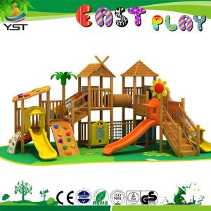Quality Anti UV Children'S Wooden Playground Sets YST140704 For 3 - 15 Years Old wholesale
