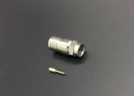 RG11 Coaxial Cable F Connector , Coax F Connector Crimped With Pin CATV MATV