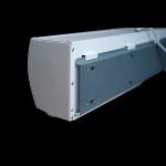 Retail Store Door 36 Inch Heated Air Curtain Ventilation Silent 24KG