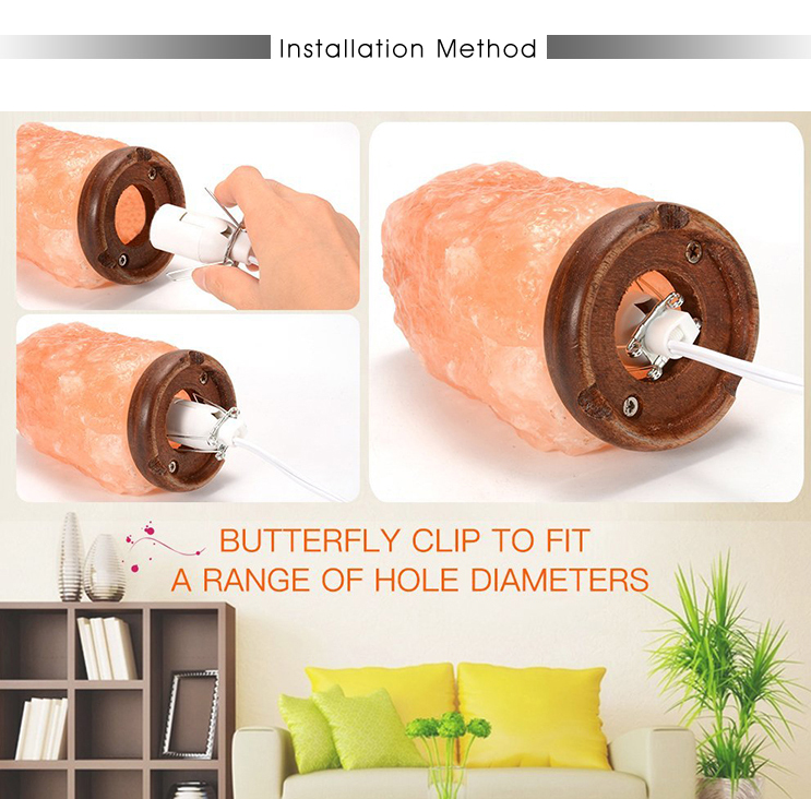 Edison Lamp Socket AC Electric Extension Wire Dimmer Light Bulb Set for Australia Salt Lamp