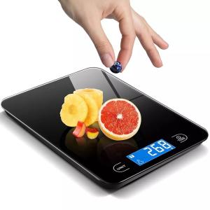 Quality Waterproof Glass Surface Digital Electronic Glass Kitchen Scale With LCD Display wholesale