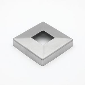 Quality 304 316 Stainless Steel Square Stair Railing Post Base Cover High Temperature Resistant wholesale
