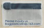 Zipper Vinyl PVC Leather Bank Deposit Bags Bank Deposit Bag With Key Ring