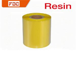 Quality Yellow Resin Flat Thermal Transfer Ribbon , Printability Zebra Ink Ribbon wholesale