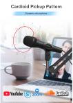 Matt Black Wired Cardioid Dynamic Vocal Microphone 176g Anti Rust