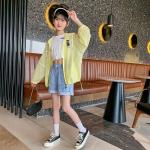 Girls Summer Sunscreen Clothing Lightweight Breathable