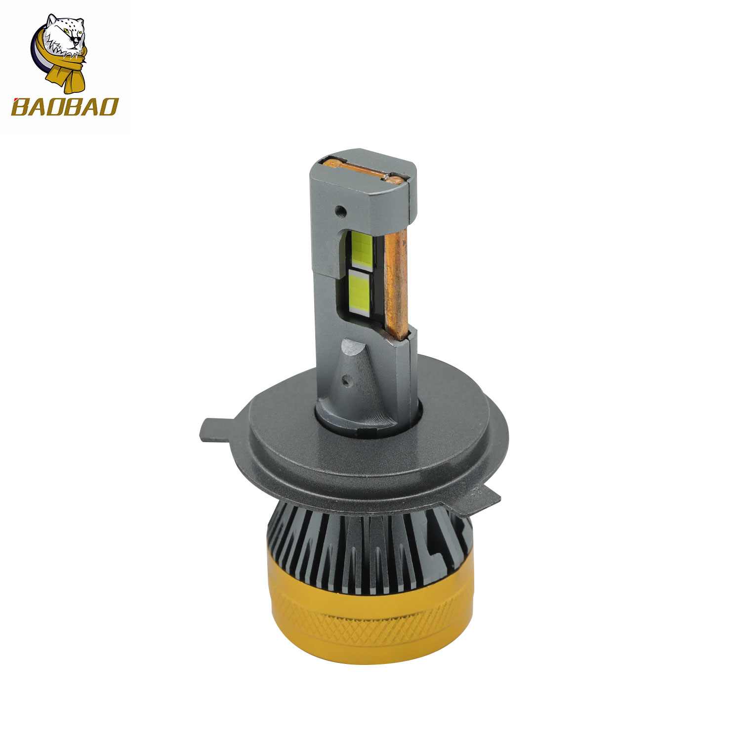 60W Yellow Casing H4 H1 9005 9006 Car Universal H11 LED Bulb For Car
