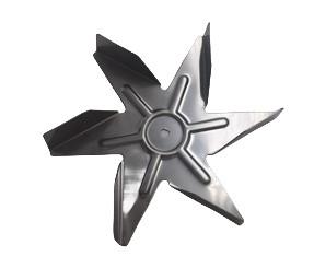 Quality 150mm Diameter Fireplace Fan 6 Blades Stainless Steel For Oven Stove wholesale