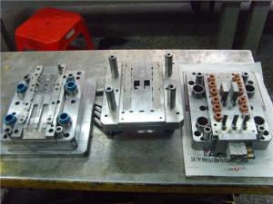 Quality Two Cavities Rivet Press Dies Long Life Tungsten Carbide Blanking Punch With More Spring wholesale