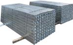 Q235 Galvanized Rectangular Steel Pole Hot Dip 8FT Crossarm Steel Cross Arm