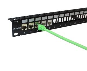 Quality BC CCA UTP Cat5e Patch Cord Cable , 24 AWG Flat Enternet Cable With ROHS Jacket wholesale