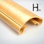 Corrosion Resistant CuZn39Pb3 Brass Balustrade For Decorative Stair