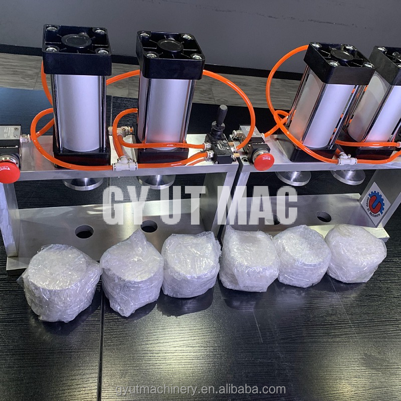 Easy to Operate 2 Mold Small Bath Bombs Pressing Machine for Making Cosmetic Powder