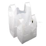 Packaging As4736 Compostable Food Bags With Handles Pe Plastic Poly Material