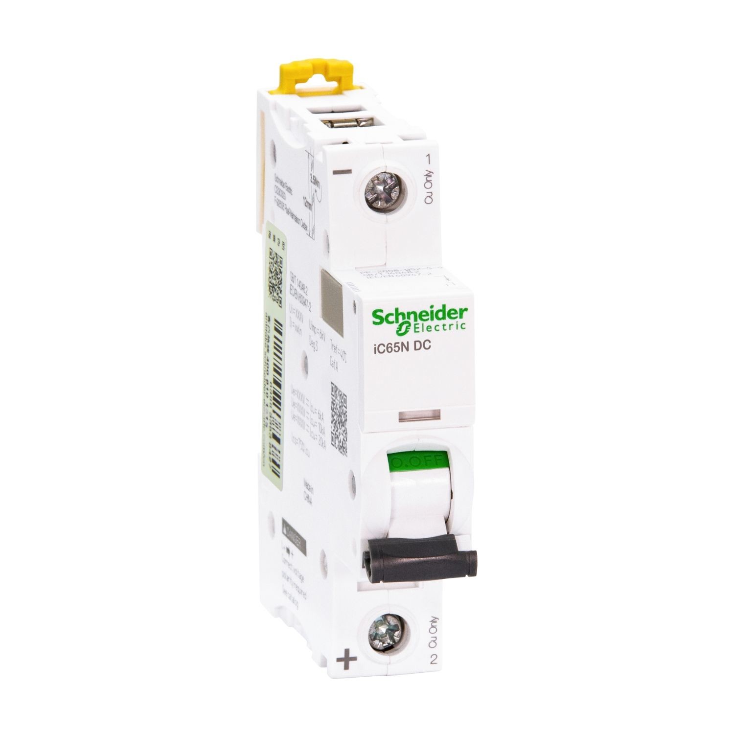 Schneider contactor Acti9 iC65 series DC MCB C Cure 20ka iC65L DC 1P 2P 3P 4P 1A 2A 3A 4A 6A 8