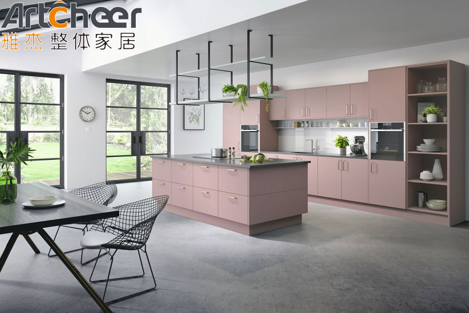 Mail Packing Wood Melamine Modern Furniture Kitchen Cabinet with E0 Grade Material