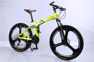 Quality High grade OEM 3 spoke mag alloy wheel Shimano 24/27/30 speed alloy chinese folding MTB wholesale