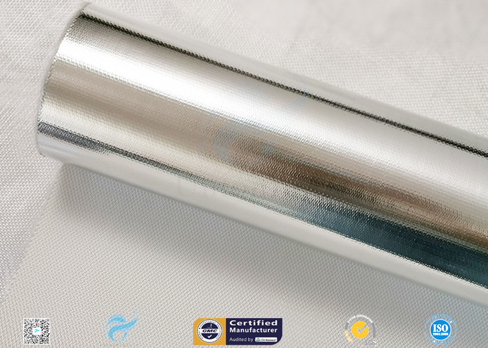 Good Hermetic Laminated Aluminium Foil Fiberglass Fabric Smooth Surface