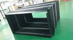high quality material fiber scissor lifter bellow cover black colour for 3DOF