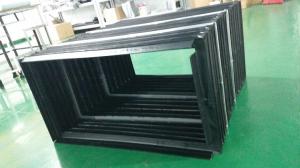Quality dust protective bellows made with metal frame +PVC +fiber cloth cover for truck lifter crossing lift wholesale