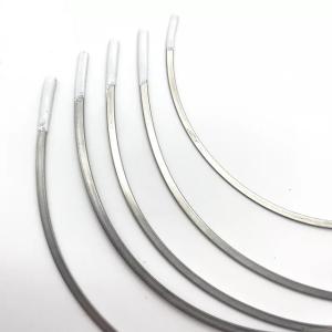 Quality Nylon Coated Bra Wire Frame , Bra Underwires Good Hardness wholesale