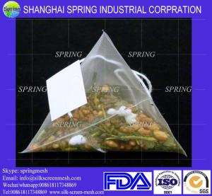 Quality 90 micron nylon or polyester tea bag filter mesh disc/filter bags wholesale