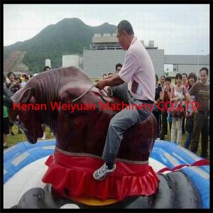 Quality spain inflatable mechanical Electrical Bull Bouncer rodeo cowboy rides wholesale