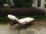 Indoor / Outdoor Rattan Wicker Sunlounger , Beach Lounge Chair