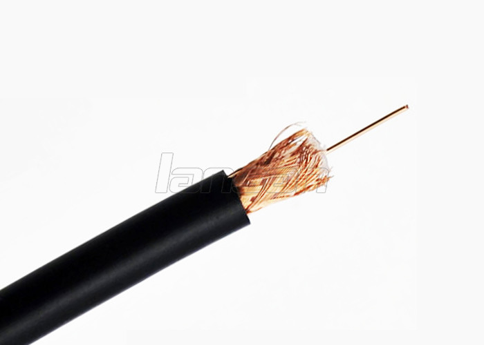 Copper Rg58 Coax Jumper Cables , Pigtail Designed TV Antenna Coaxial Cable