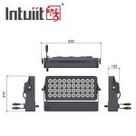 400W Outdoor Waterproof City Color 40x10W RGBW 4in1 LED Wall Wash Light IP65