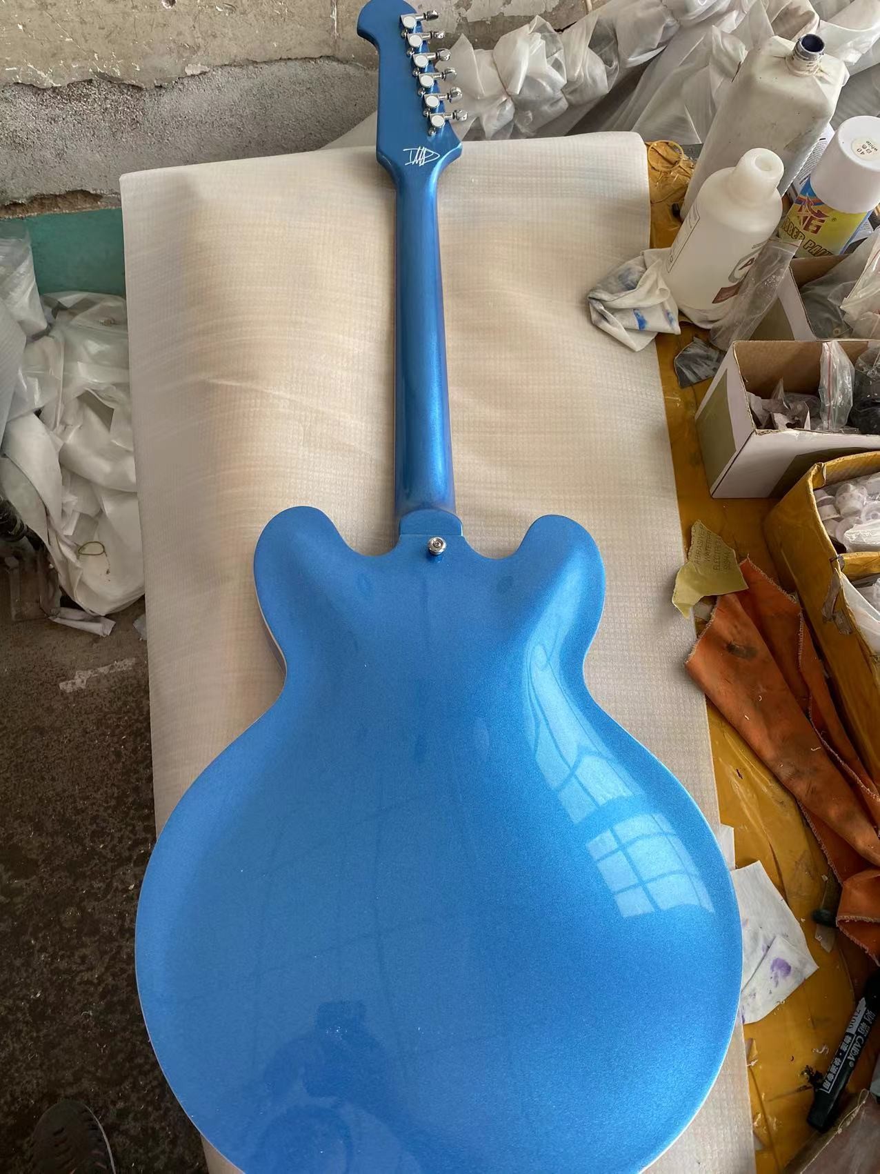 Custom Dave Grohl Jazz Semi hollow body ES 335 JAZZ Guitar hollow electric guitar