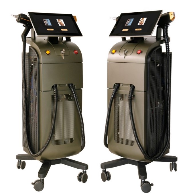 4 In 1 Multifunctional Beauty Machine Triple Wavelength Laser Hair Tattoo Removal Machine