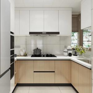 Quality OEM Slab Alder Wood Modern Kitchen Cabinets Carcass Unit Euro Style wholesale