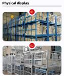 Foldable Steel Transfer Cage Ventilated Stackable Storage Cage