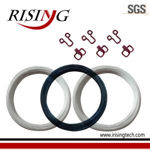 Quality China factory, 0.80mm Nylon coated hook and eye wire for bra accessories wholesale