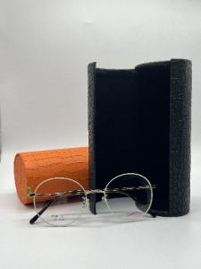 Quality Multicolor Unisex Reading Glasses Case Lines Printed With Magnet Button Flag wholesale