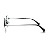 FM3230 Semi Rimless Round Optical Metal Frames In Stainless Steel