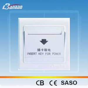 Quality LK4037 PC flush type hotel card key switch wholesale