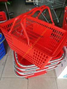 Quality Retail Grocery Supermarket Hand Held Shopping Baskets 20kg Capacity wholesale