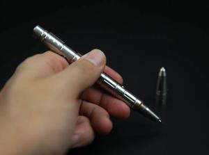 Quality glass breaking metal ball pen for protect your self defense metal Pen wholesale