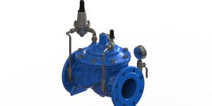 China Diaphragm Water Pressure Reducing Valve With Stainless Steel 304 Pilot P200 on sale